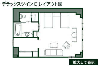 デラックスツインＣ レイアウト図
